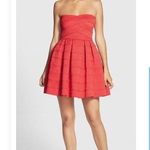 Dee Elle Red Strapless Cocktail Dress-Size Small- Perfect Condition - Worn Once